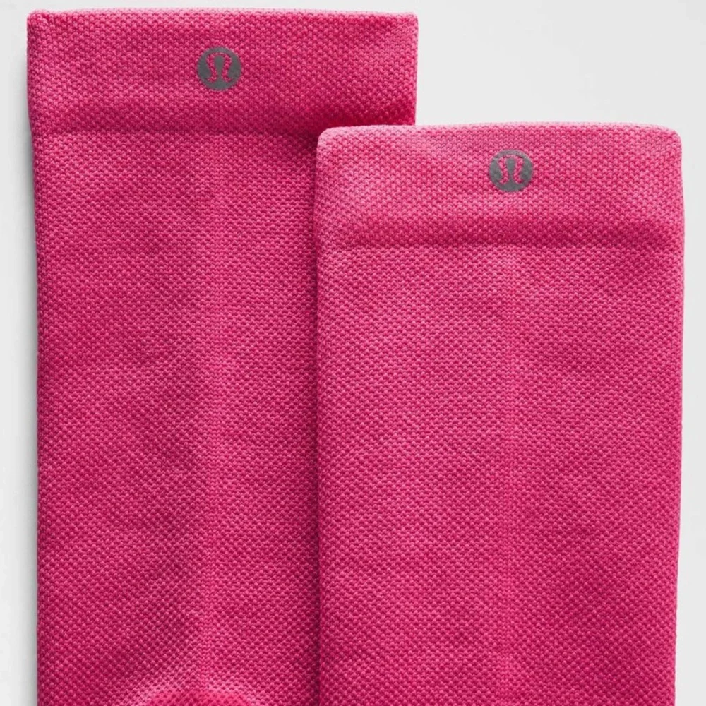 Lululemon Power Stride Socks, RBCO/ELIX/TRNV, Size Medium
